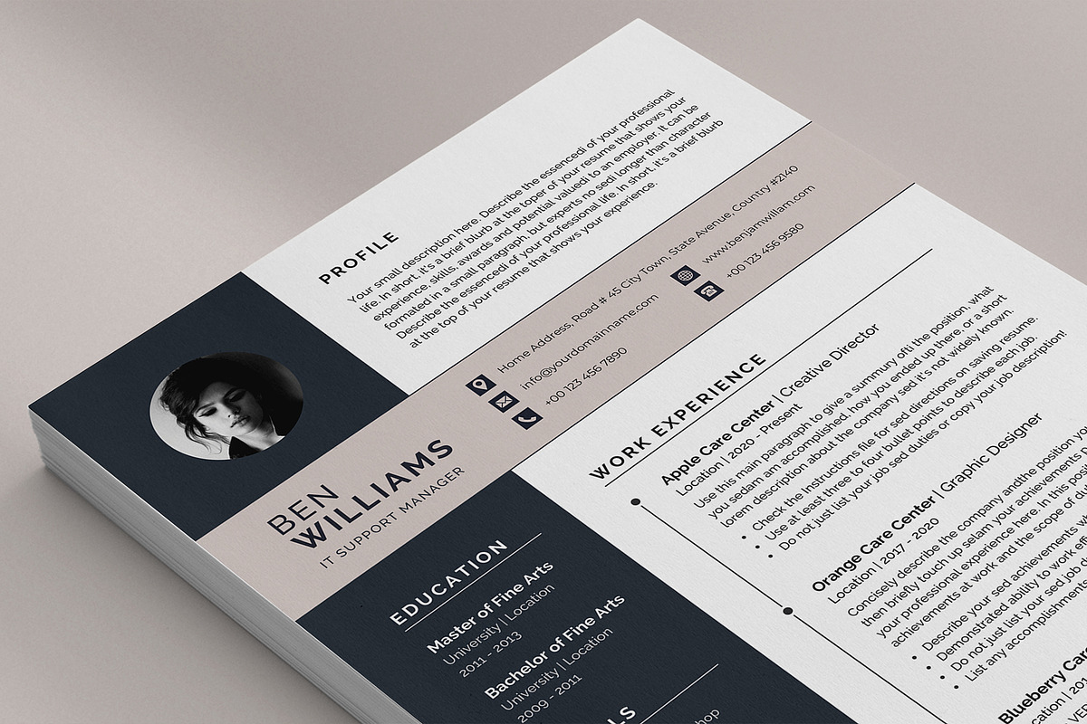 Resume, a Resume Template by DesignDevisers (Photo 5 of 10)