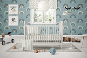 Baby Crib Nursery Mockup Collection, a Household Mockup by creatsy5 (Thumbnail 11 of 22)