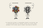Bloomfolk: 35 Floral Character Pack, a Person Illustration by Veyla (Thumbnail 3 of 13)
