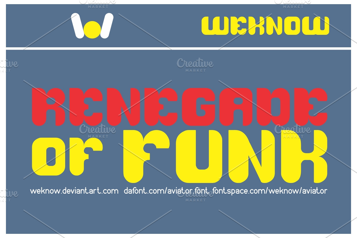aviator font preview 5