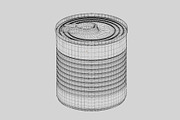 Food Can 3d model, an Object 3D Model by fahad121 (Thumbnail 6 of 6)