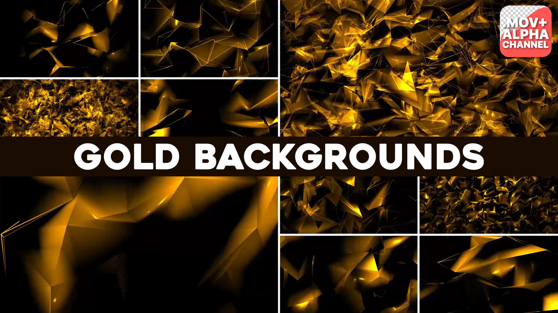 Gold Backgrounds | Motion Graphics | Creative Market