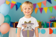 Cats Birthday Clipart Set, an Animal Illustration by Palau (Thumbnail 2 of 10)