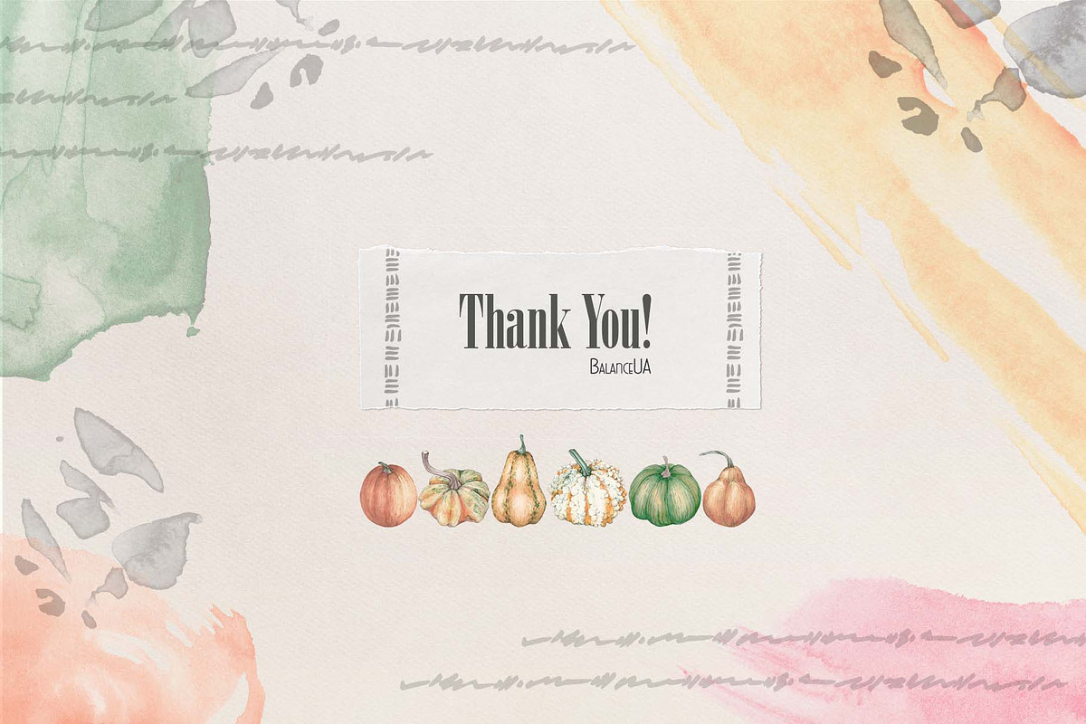 Shade of Autumn Watercolor Clipart, a Decorative Illustration by BalanceUA (Photo 18 of 18)