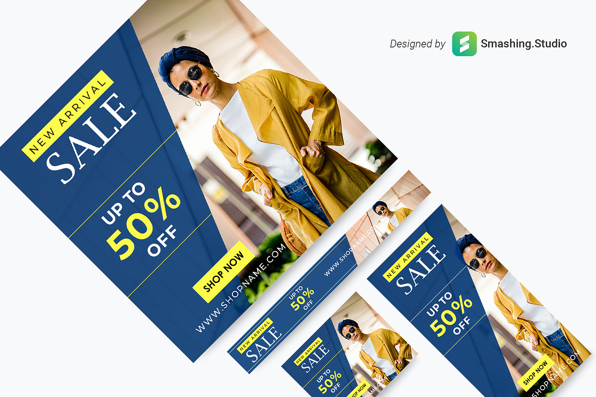Fashion Facebook & Website Banners, a Social Media Template by Smashing_Studio (Photo 3 of 3)