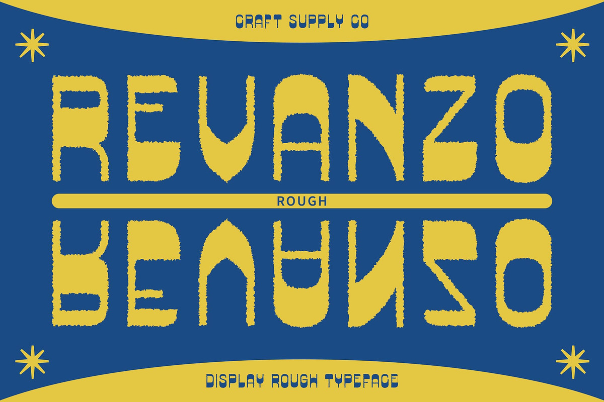Revanzo Rough, a Sans Serif Font by Craft Supply Co. (Photo 1 of 8)