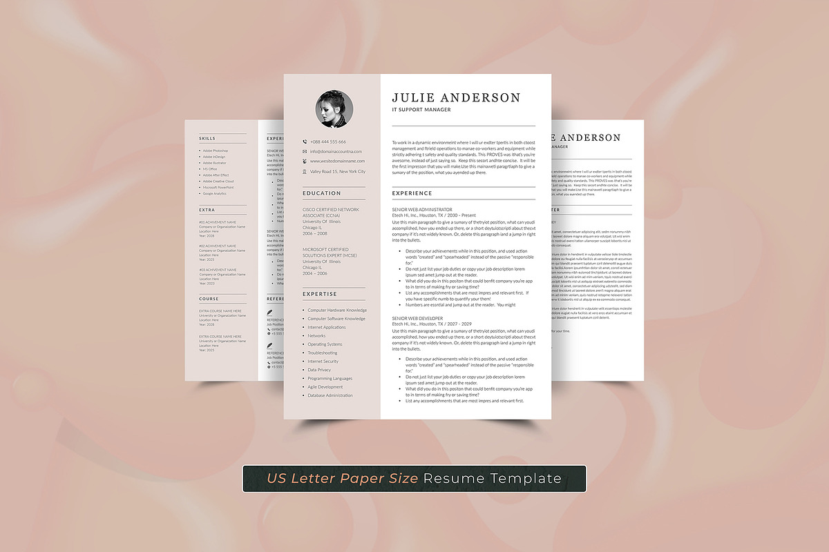 Resume Template, a Resume Template by DesignDevisers (Photo 6 of 10)
