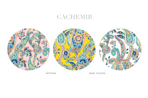 Cachemir, Exquisite Paisley Pattern!