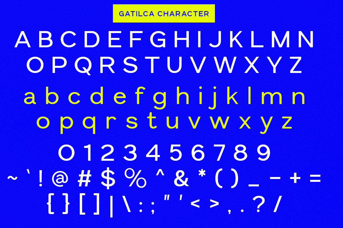 Gatilca - Modern Futuristic Sans, a Sans Serif Font by RagamKata (Photo 9 of 10)