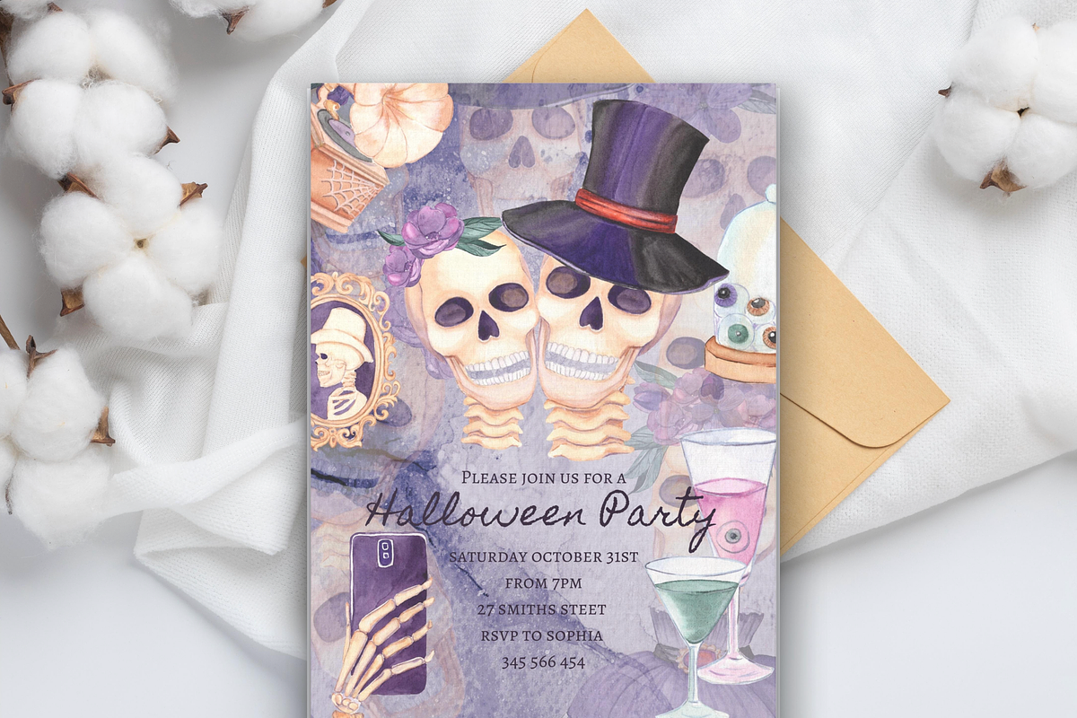 Halloween Party Invitation, an Invitation Template by ForeverPrint (Photo 6 of 6)