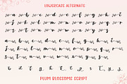Plum Blossoms Font Duo, a Script Font by AnningArts (Thumbnail 8 of 8)