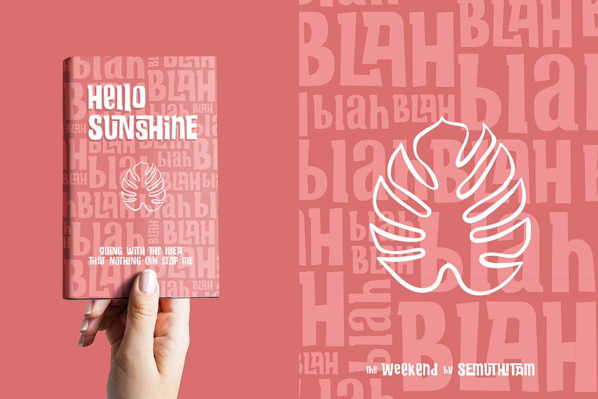 The Weekend Display Font, a Font by SemutHitam Creative (Photo 5 of 15)