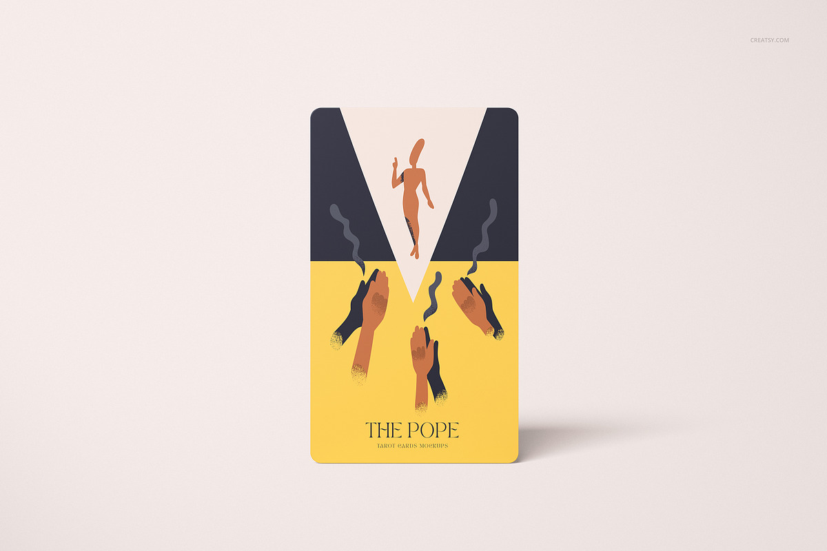 Tarot Cards Mockup Bundle, a Merchandise Mockup by creatsy5 (Photo 16 of 42)