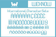 Visual Rhythm font, a Font by weknow (Thumbnail 8 of 8)