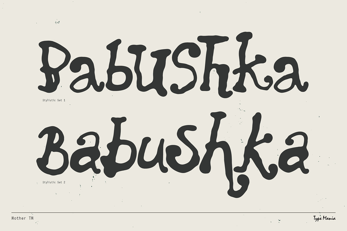 Mother TM – Hand-grown Dynamic Font, a Handwritten Font by Type Mania (Photo 6 of 10)