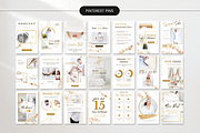 White & Gold Social Media Bundle Kit, a Social Media Template by DigiPax (Thumbnail 6 of 10)