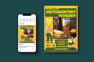 Oktoberfest Flyer, a Flyer Template by iDoodle Studio