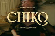 Chiko Elegant Ligature Serif Font, a Serif Font by Perfectype (Thumbnail 1 of 8)