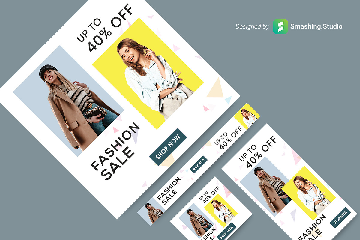 Fashion Facebook & Website Banners, a Social Media Template by Smashing_Studio (Photo 3 of 3)