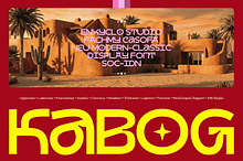 Kabog — Modern & Classic Font