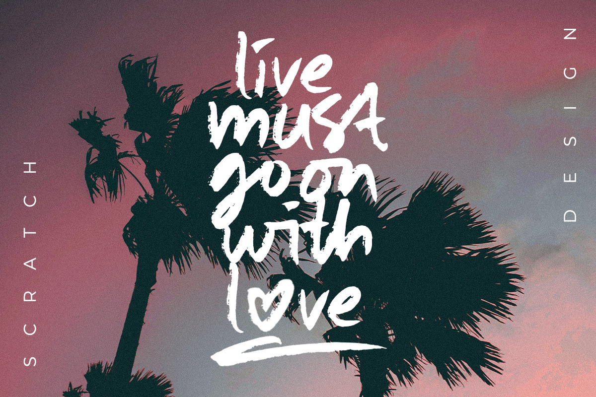Omika-Handwritten Script Font, a Script Font by Scratch Design (Photo 2 of 11)