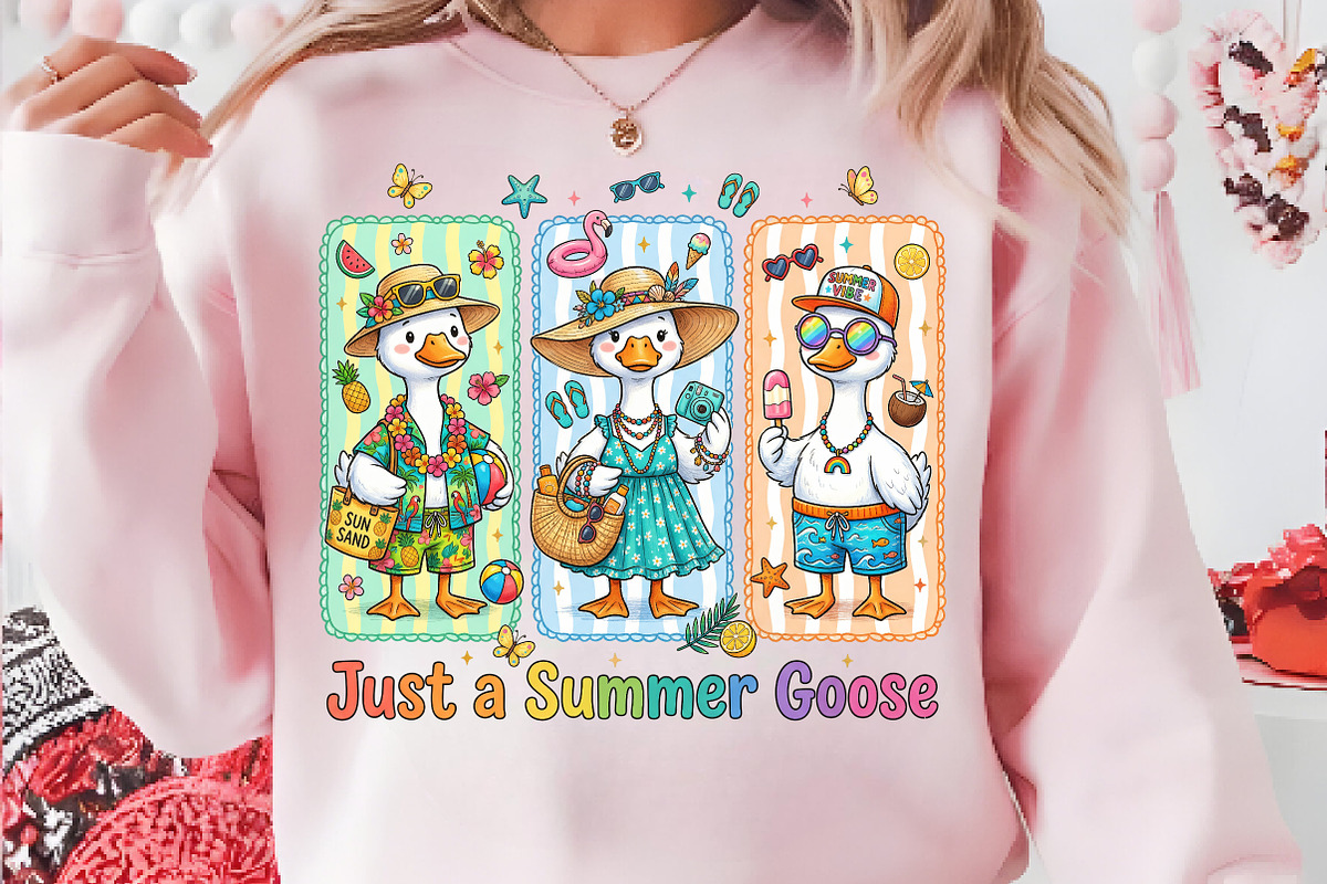 Just A Summer Goose Png, Summer Png, an Illustration by CreationArt (Photo 5 of 9)