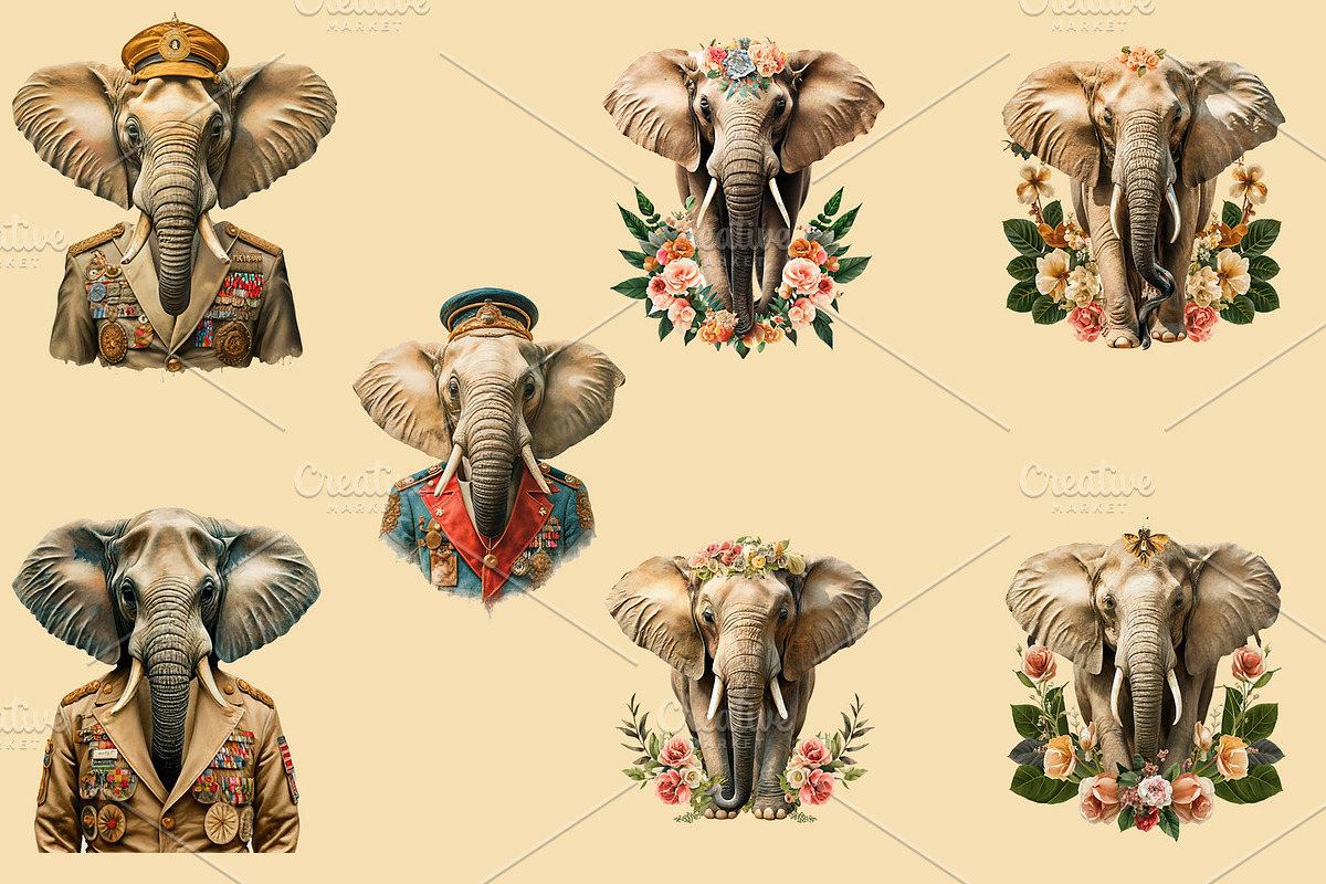 Vintage Animals Illustrations png, an Animal Illustration by DigitalDesignAI (Photo 4 of 8)