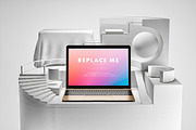 Macbook Creative Mockups Set, a Books & Magazine Mockup by As Good As Possible (Thumbnail 5 of 14)
