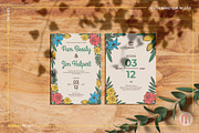 Rose and Lily Wedding Invitation Set, an Invitation Template by Millusti (Thumbnail 3 of 6)
