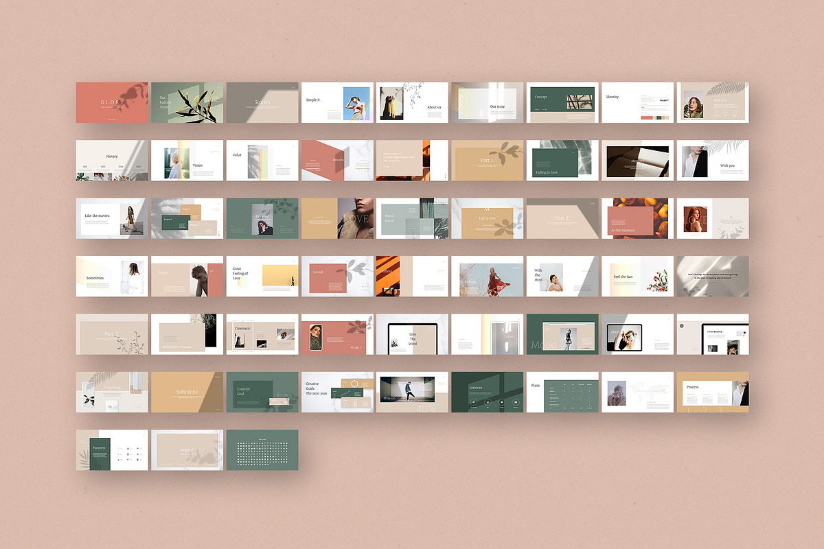 Glory PowerPoint Template, a Presentation Template by Simple P. (Photo 8 of 9)