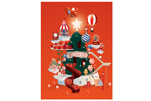winter wonderland vector