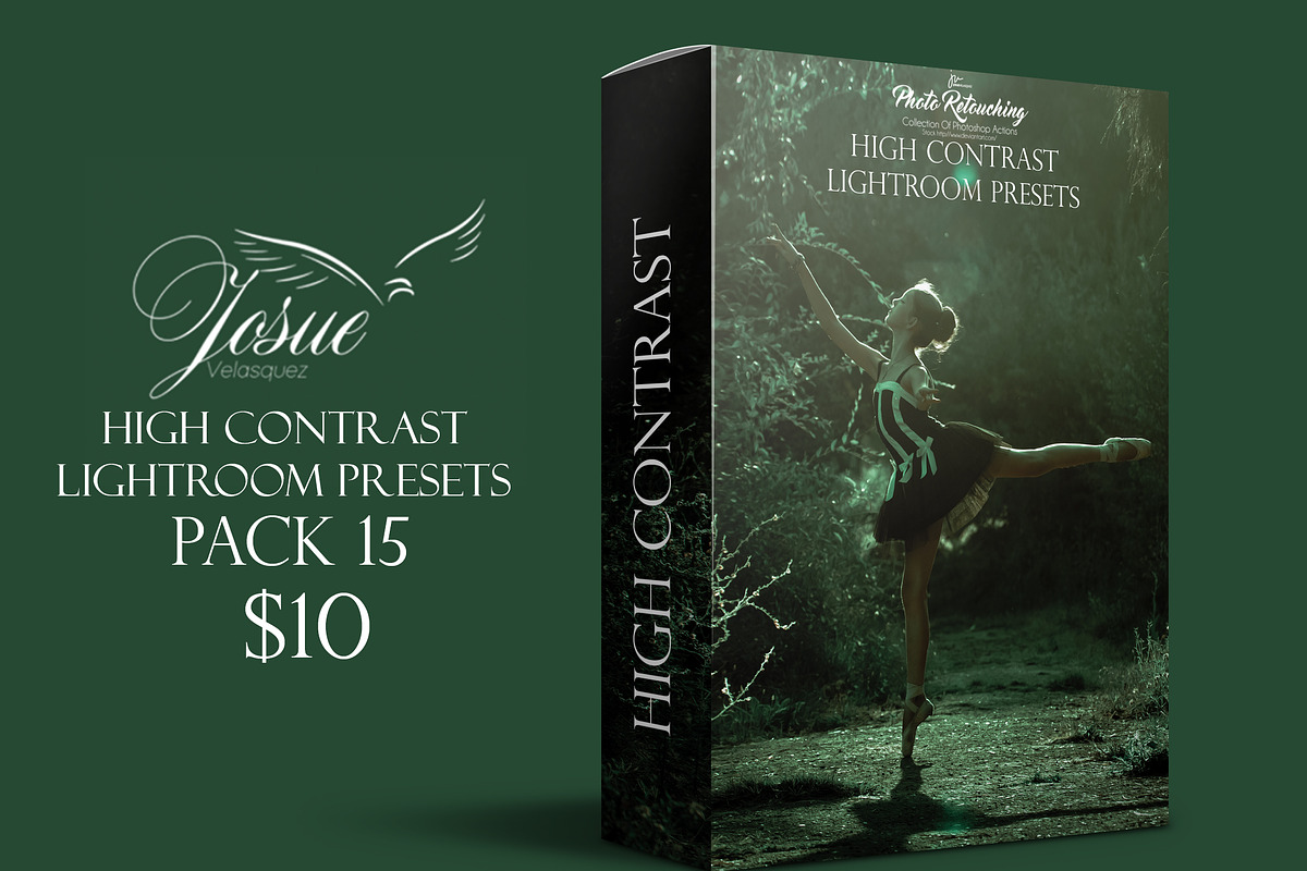 HIGH CONTRAST - LIGHTROOM PRESETS, an Action Add-On by Josue Velasquez