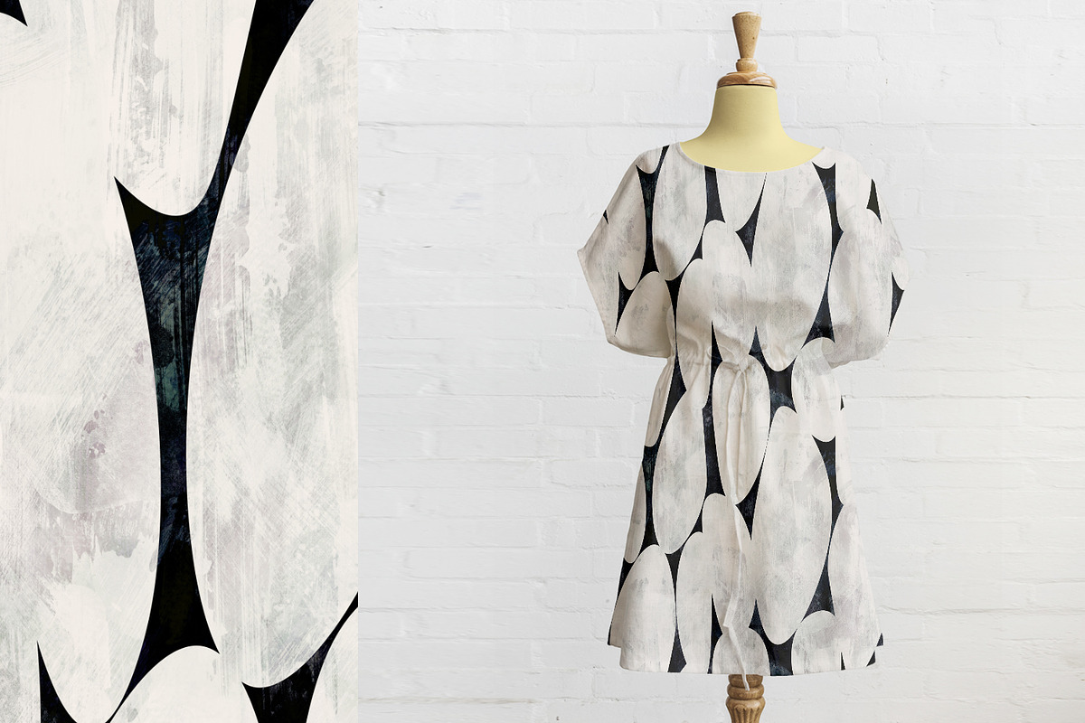 Textured Stone Shapes, a Wallpaper Graphic by MalyskaStudio (Photo 10 of 12)