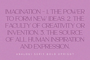 Analogi serif, a Serif Font by Soft Creative (Thumbnail 12 of 13)