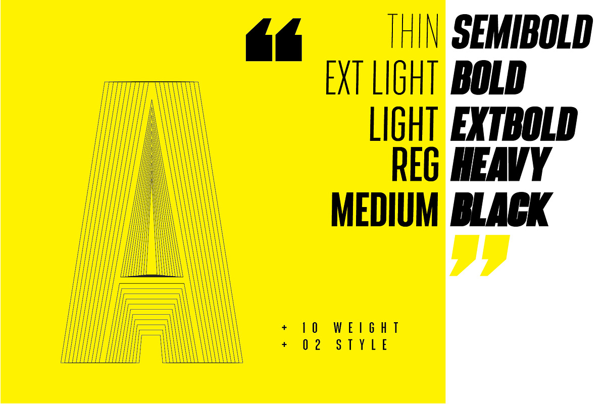 SeBlack Sans Serif Font family preview 7