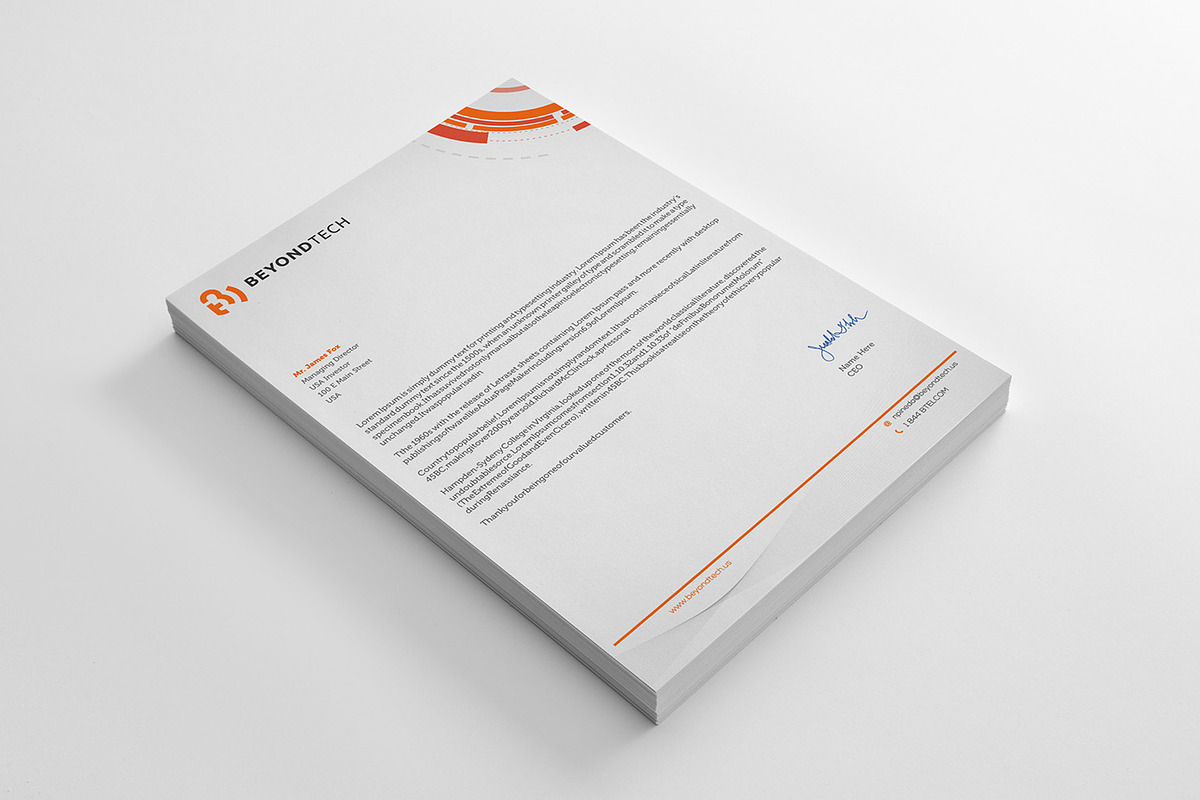 Branding Identity, a Stationery Template by Graphic Origin (Photo 3 of 10)