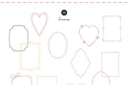 Whimsical Love Watercolor clipart, a Decorative Illustration by Kreker Kate (Thumbnail 10 of 11)