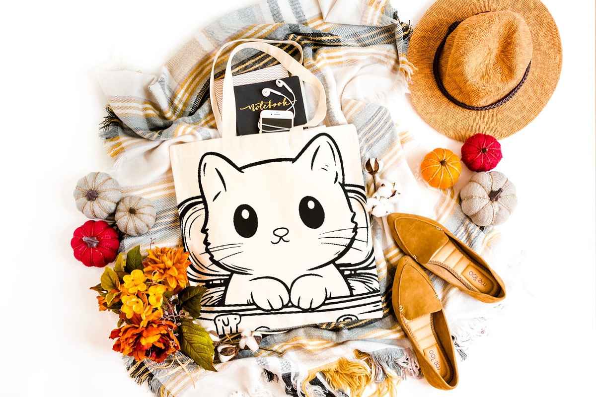 Adorable Cat Clipart Bundle SVG, an Animal Illustration by PassionPNGcreation (Photo 5 of 6)