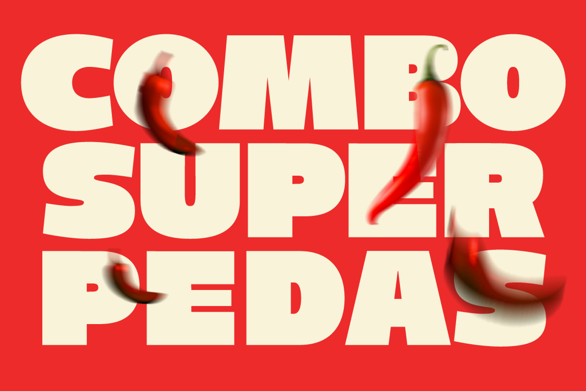 Eatvetica - Bold Food Font, a Sans Serif Font by limitype (Photo 3 of 15)
