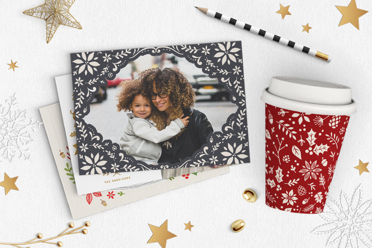 Retro Holiday Card Kit with Bonuses, a Templates & Theme by Mxtama (Photo 4 of 4)