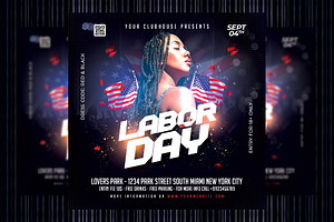 Labor Day Flyer, a Templates & Theme by MithilaCreation