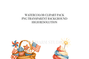 20 4th of July Clipart, a Decorative Illustration by Pati Charm Studio (Thumbnail 5 of 8)