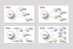 3-6 Step Circular Infographics