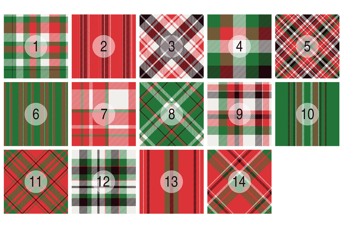 #49 Christmas Background of Plaids, a Pattern Graphic by Plaid4You (Photo 2 of 11)