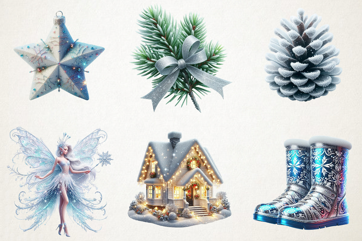 Festive Winter Wonderland Set, an Illustration by RobertsArt (Photo 7 of 7)