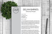 Resume & Cover Letter - Deliah, a Resume Template by Resume Template Shoppe (Thumbnail 4 of 4)