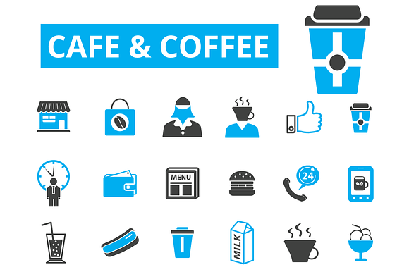 30 Cafe And Coffee Icons