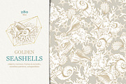 Golden Seashells Collection, an Object Graphic by ilonitta (Thumbnail 19 of 19)