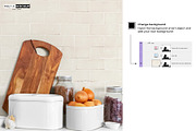Kitchen Tins Mockup, a Household Mockup by Pret-a-Mockup (Thumbnail 3 of 9)