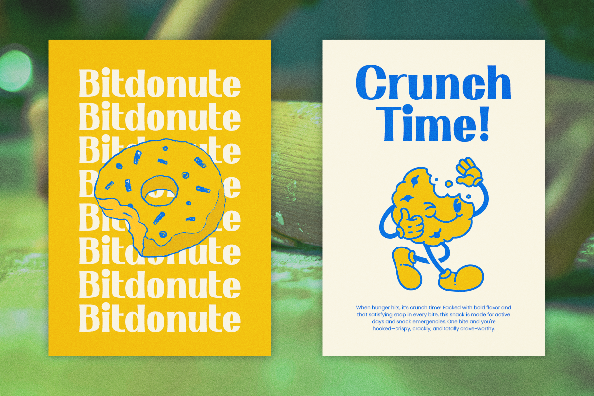 Glibby - A Playful Display, a Sans Serif Font by Brand_Hero (Photo 5 of 10)